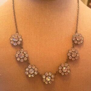 Stunning Crystal Riviera Statement Necklace 16"